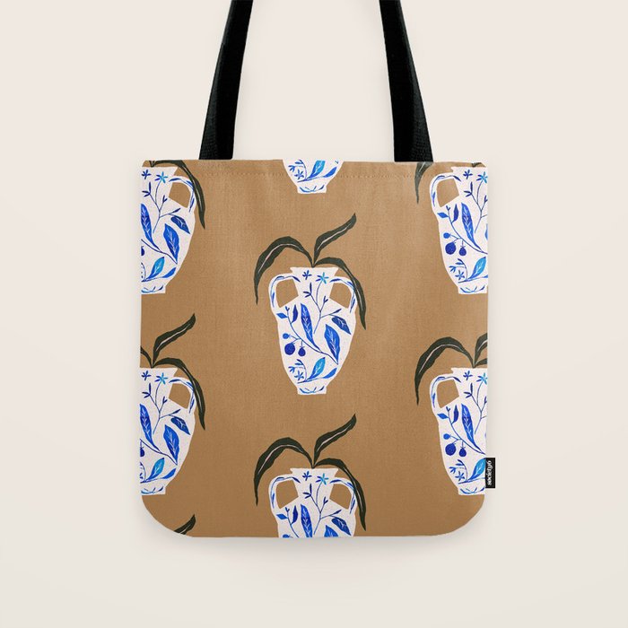 Dynasty Vase with Citrus & Blossoms Tote Bag Gallery Image 1
