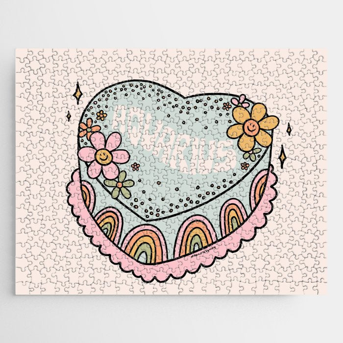 Aquarius Heart Cake Jigsaw Puzzle Gallery Image 1