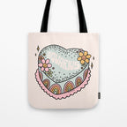 Aquarius Heart Cake Tote Bag Gallery Image 1