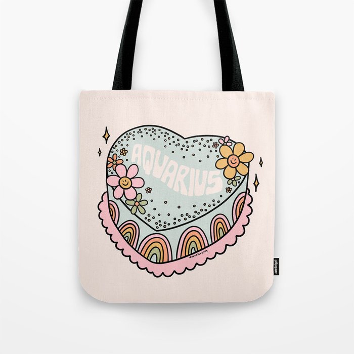Aquarius Heart Cake Tote Bag Gallery Image 1