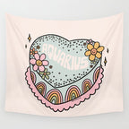 Aquarius Heart Cake Wall Tapestry Gallery Image 4