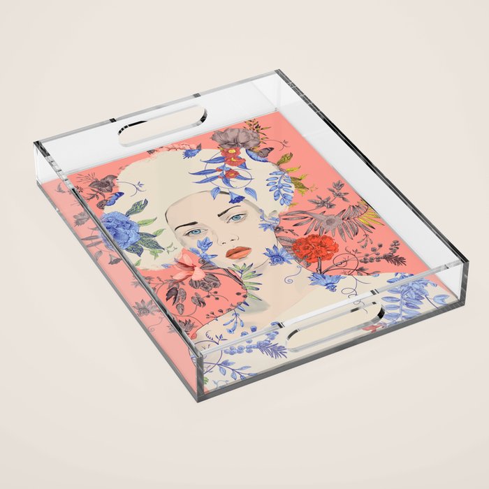 Blooming 27 Acrylic Tray Gallery Image 1