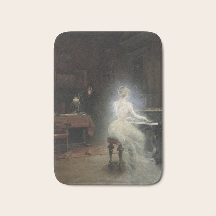 Spirit Painting 1885 George Roux Bath Mat Gallery Image 1