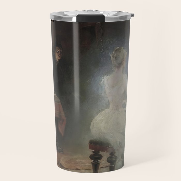 Spirit Painting 1885 George Roux Travel Mug Gallery Image 1