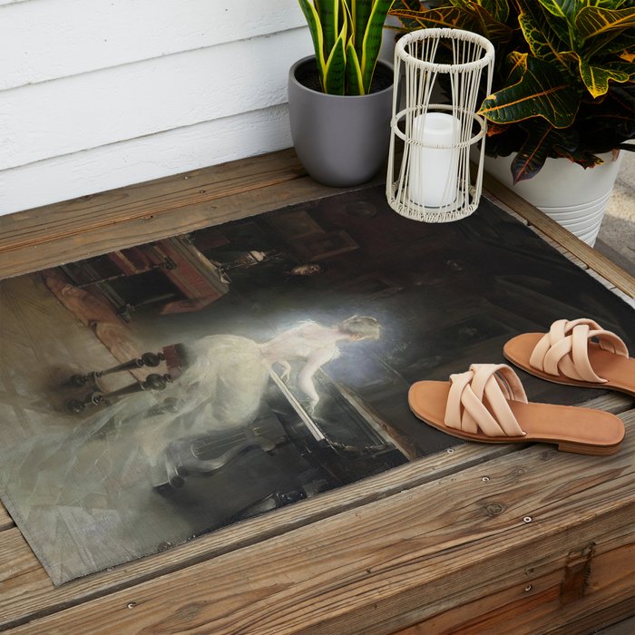 Spirit Painting 1885 George Roux Outdoor Rug Gallery Image 2