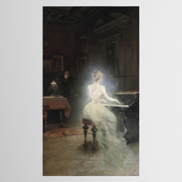 Spirit Painting 1885 George Roux Tablecloth Gallery Image 2
