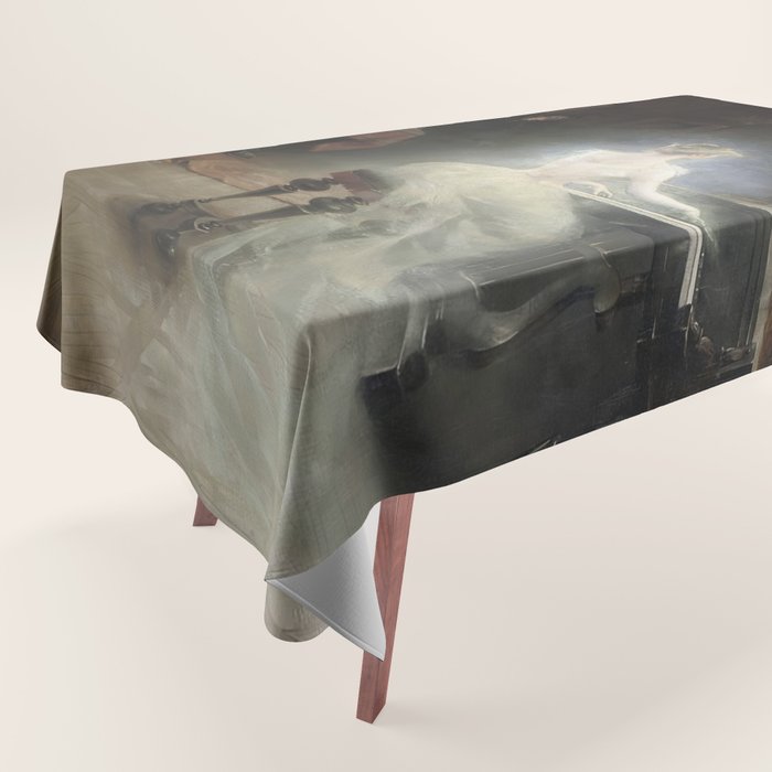Spirit Painting 1885 George Roux Tablecloth Gallery Image 1