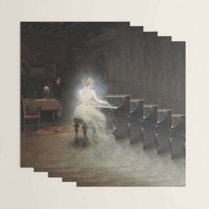 Spirit Painting 1885 George Roux Wrapping Paper Gallery Image 3