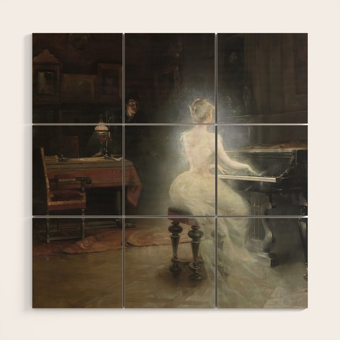 Spirit Painting 1885 George Roux Wood Wall Art Gallery Image 1