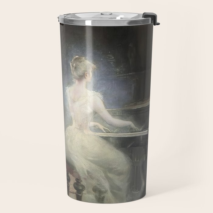 Spirit Painting 1885 George Roux Travel Mug Gallery Image 2