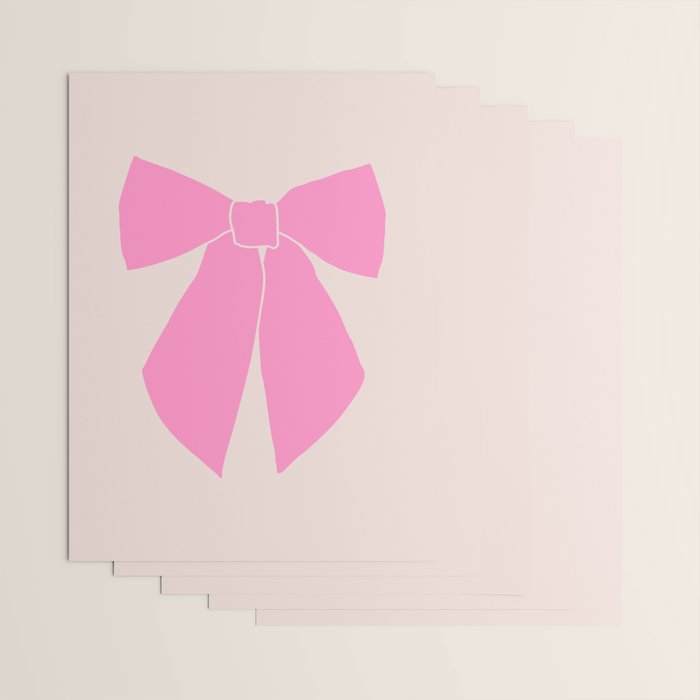 Pink Bow Wrapping Paper Gallery Image 3
