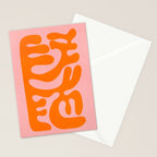 Tangerine & Sundown: Matisse Paper Cutouts 12 Stationery Card Gallery Image 2