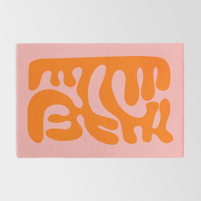Tangerine & Sundown: Matisse Paper Cutouts 12 Rug Gallery Image 2