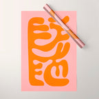 Tangerine & Sundown: Matisse Paper Cutouts 12 Wrapping Paper Gallery Image 1