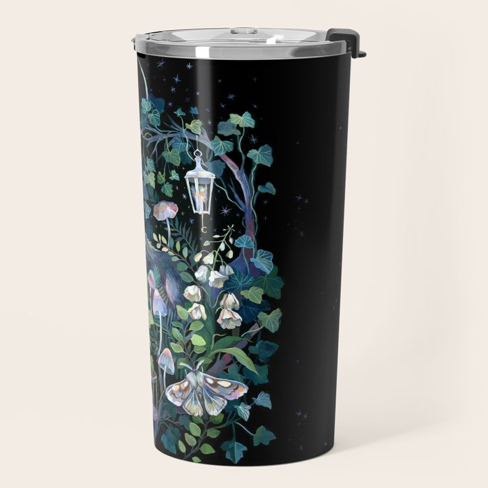 Black Goat Moon Garden Travel Mug Gallery Image 2