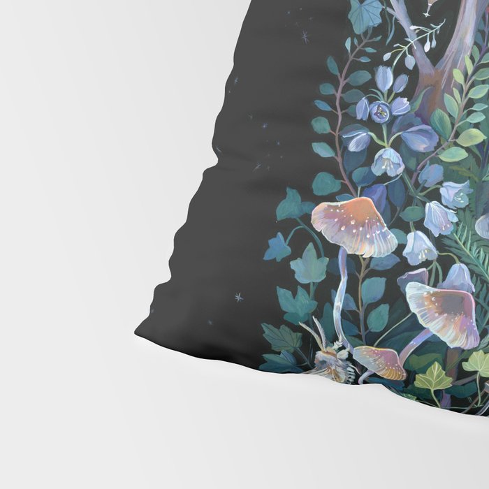 Black Goat Moon Garden Pillow Sham Gallery Image 4