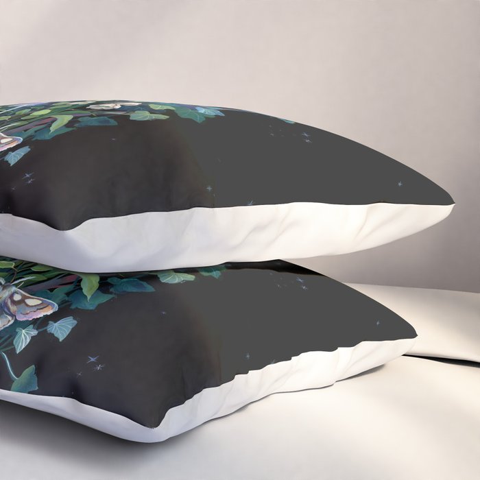 Black Goat Moon Garden Pillow Sham Gallery Image 3
