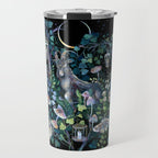 Black Goat Moon Garden Travel Mug Gallery Image 1