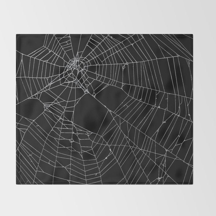 SpiderWeb Web Throw Blanket Gallery Image 2