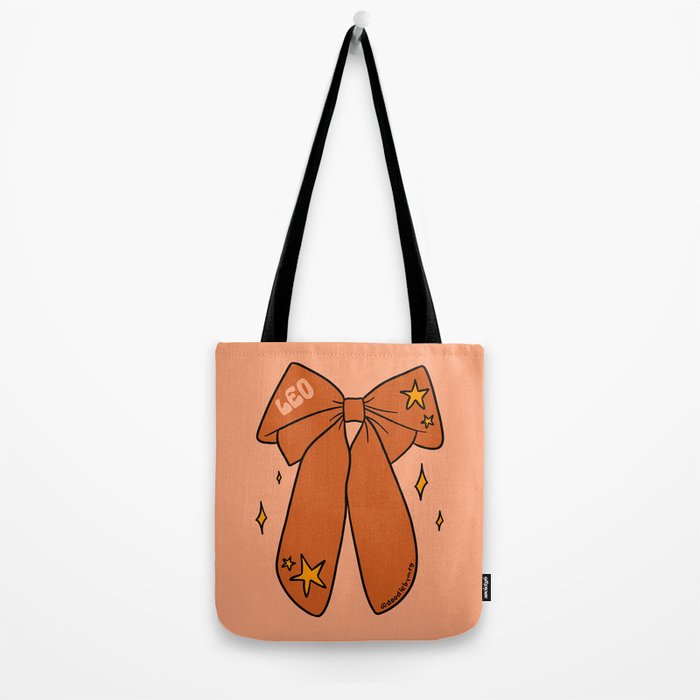 Leo Bow Tote Bag Gallery Image 2