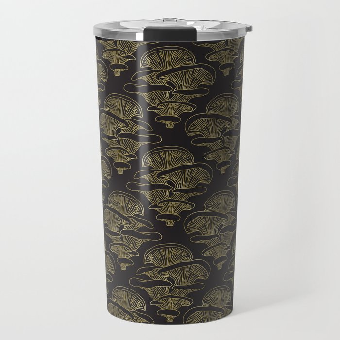 Gilded Oyster Mushroom Travel Mug Gallery Image 1