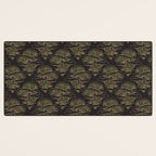 Gilded Oyster Mushroom Desk Mat Gallery Image 3