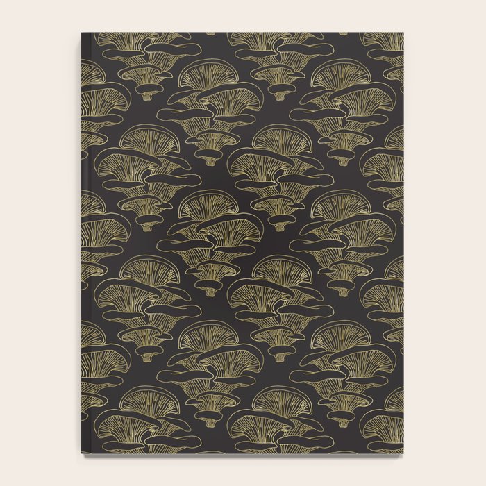 Gilded Oyster Mushroom Notebook Gallery Image 4