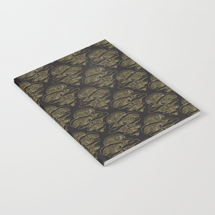 Gilded Oyster Mushroom Notebook Gallery Image 2