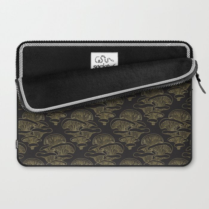 Gilded Oyster Mushroom Laptop Sleeve Gallery Image 2