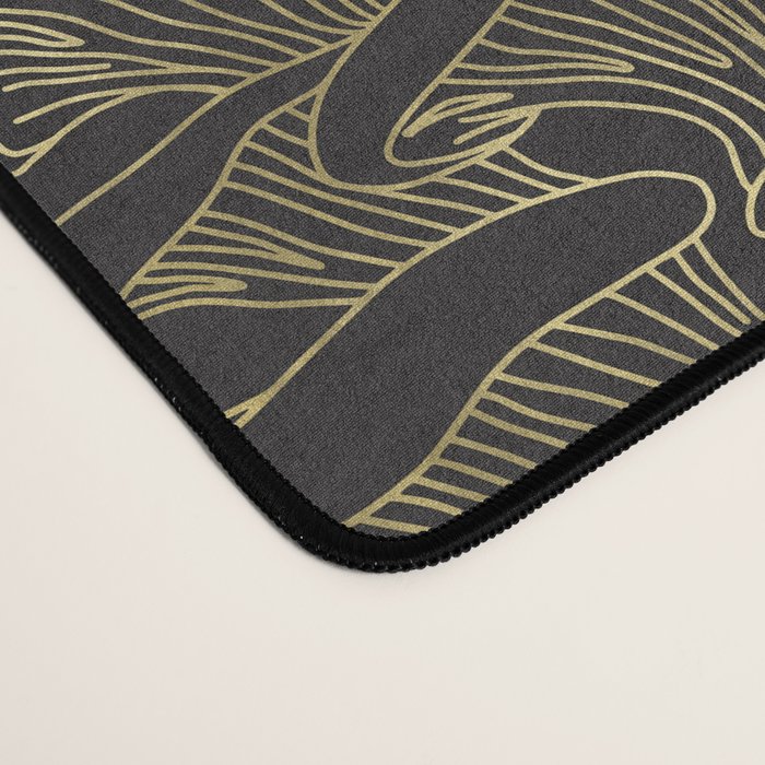 Gilded Oyster Mushroom Desk Mat Gallery Image 4
