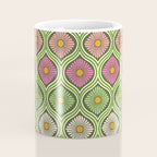 Groovy 70s Retro Mod Daisy Flowers Coffee Mug Gallery Image 4
