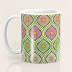 Groovy 70s Retro Mod Daisy Flowers Coffee Mug Gallery Image 3