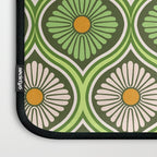 Groovy 70s Retro Mod Daisy Flowers Laptop Sleeve Gallery Image 3
