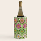 Groovy 70s Retro Mod Daisy Flowers Wine Chiller Gallery Image 2
