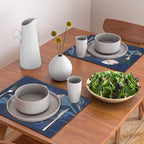 Outside at night â modern floral illustration Placemat Gallery Image 2