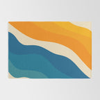 Minimalist abstract waves Rug Gallery Image 2