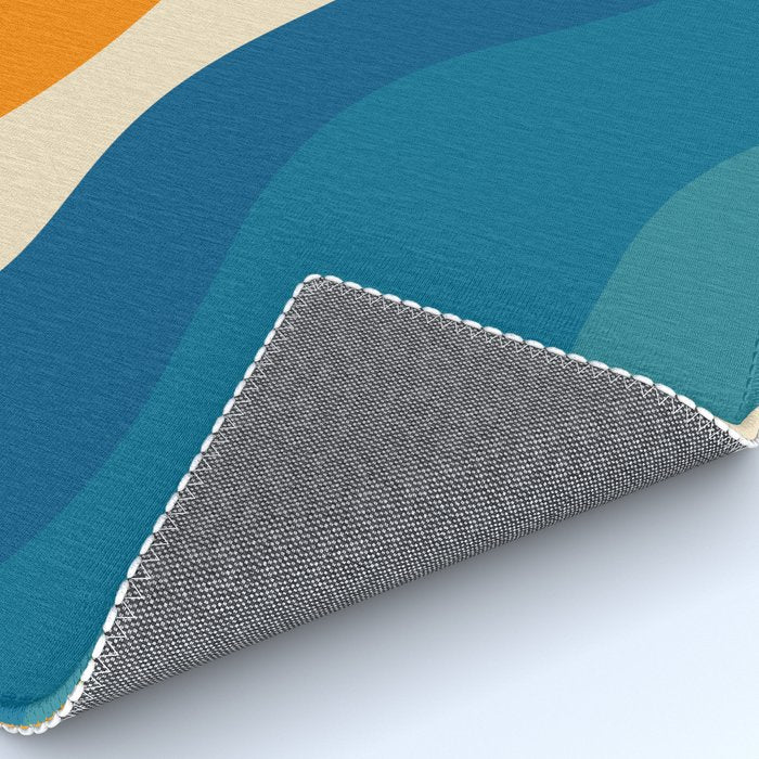 Minimalist abstract waves Rug Gallery Image 4