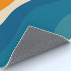 Minimalist abstract waves Rug Gallery Image 4