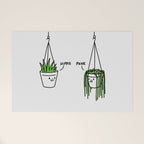 Hippie and Punk plants Welcome Mat Gallery Image 1