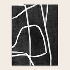 Abstract line art 22 Black And White Notebook Gallery Image 4