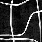 Abstract line art 22 Black And White Coffee Mug Gallery Image 2