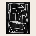 Abstract line art 22 Black And White Poster Gallery Image 4