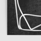 Abstract line art 22 Black And White Poster Gallery Image 3