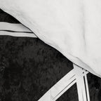 Abstract line art 22 Black And White Comforter Gallery Image 4