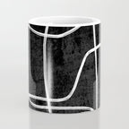 Abstract line art 22 Black And White Coffee Mug Gallery Image 4