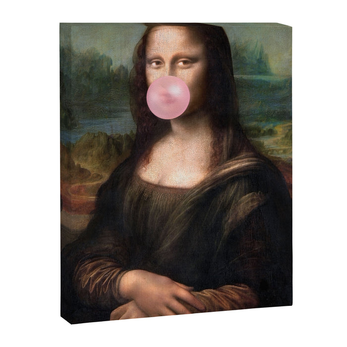  Mona Lisa Bubble Gum Canvas Print Gallery Image 1