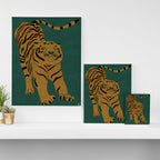 Tiger Doesn't Lose Sleep Canvas Print Gallery Image 3