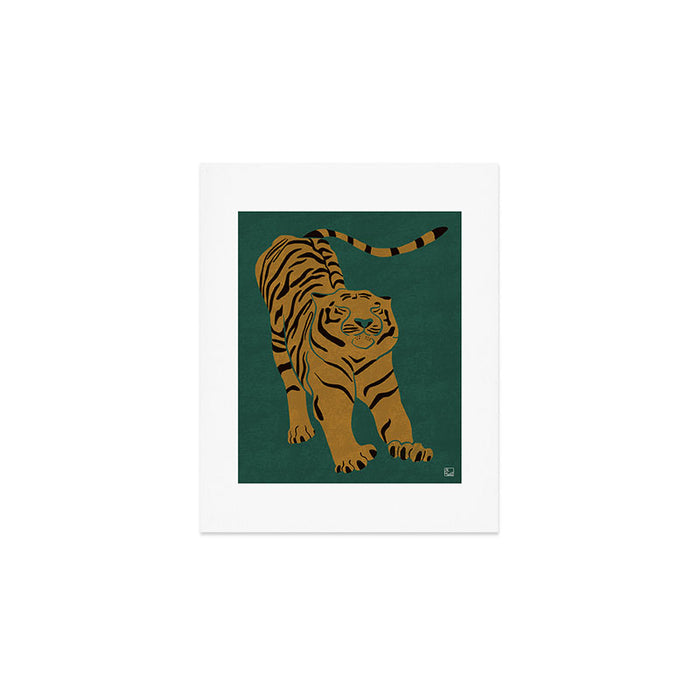 Tiger Doesn't Lose Sleep Art Print Gallery Image 1