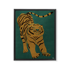 Tiger Doesn't Lose Sleep Framed Canvas Print Gallery Image 8