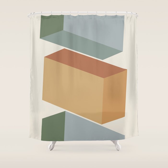 Modernist Objects IX Shower Curtain Gallery Image 1